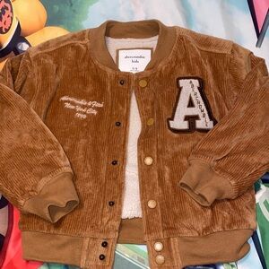 Abercrombie Kids Tan Corduroy Jacket